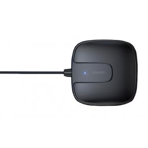 USAMS ασύρματος φορτιστής US-C0153, 15W, fast charge, μαύρος | Αξεσουάρ κινητών | elabstore.gr