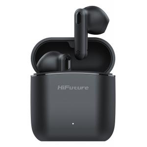 HIFUTURE earphones Flybuds 2 με θήκη φόρτισης, true wireless, μαύρα | Αξεσουάρ κινητών | elabstore.gr