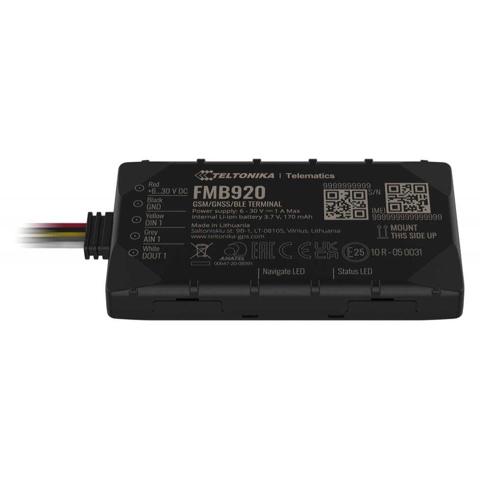 TELTONIKA GPS Tracker αυτοκινήτου FMB920AE5M01, GSM/GPRS/GNSS, Bluetooth | eLabstore.gr TELTONIKA GPS Tracker αυτοκινήτου FMB920AE5M01, GSM/GPRS/GNSS, Bluetooth | GPS | elabstore.gr
