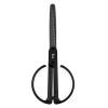 FIZZ ψαλίδι FZ212003-W με χάρακα, μεταλλική λεπίδα, 17cm, μαύρο-λευκό | Αναλώσιμα - Είδη Γραφείου | elabstore.gr
