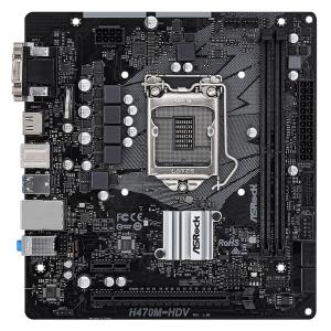 ASROCK μητρική H470M-HDV, 2x DDR4, s1200, USB 3.2, mATX | PC & Αναβάθμιση | elabstore.gr
