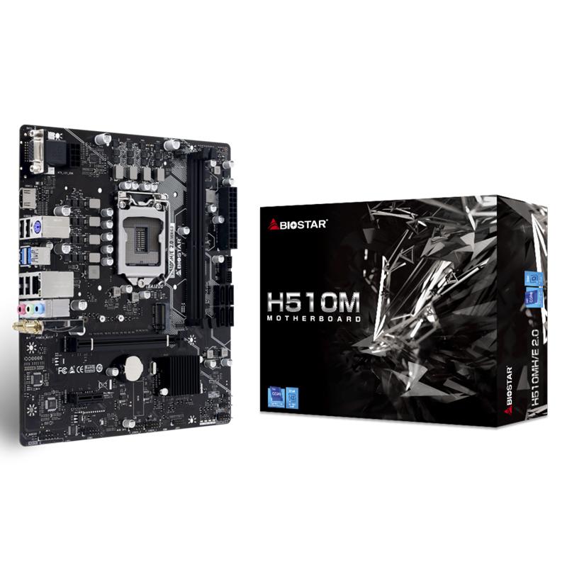 BIOSTAR μητρική H510MHE, 2x DDR4, s1200, USB 3.2, mATX | eLabstore.gr BIOSTAR μητρική H510MHE, 2x DDR4, s1200, USB 3.2, mATX | PC & Αναβάθμιση | elabstore.gr