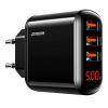JOYROOM φορτιστής τοίχου HKL-USB59, 3x USB, 3.4A, μαύρος | Αξεσουάρ κινητών | elabstore.gr