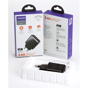 JOYROOM φορτιστής τοίχου HKL-USB59, 3x USB, 3.4A, μαύρος | Αξεσουάρ κινητών | elabstore.gr