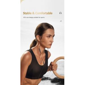 USAMS earphones με μικρόφωνο US-SJ482, Type-C, 10mm, 1.2m, μαύρα | Αξεσουάρ κινητών | elabstore.gr
