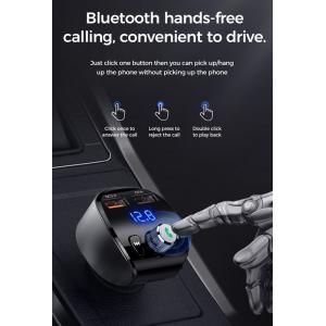 JOYROOM FM transmitter με οθόνη JR-CL02, 2x USB, SD card, 18W, μαύρο | eLabstore.gr JOYROOM FM transmitter με οθόνη JR-CL02, 2x USB, SD card, 18W, μαύρο | Gadgets - Αξεσουάρ | elabstore.gr