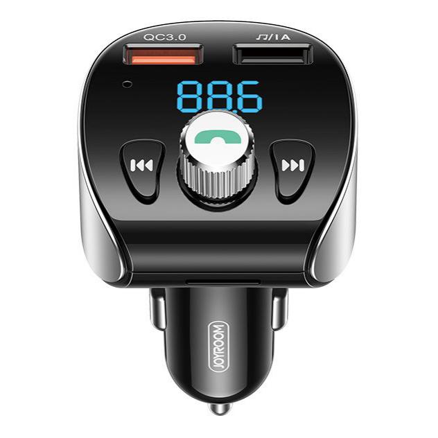 JOYROOM FM transmitter με οθόνη JR-CL02, 2x USB, SD card, 18W, μαύρο | eLabstore.gr JOYROOM FM transmitter με οθόνη JR-CL02, 2x USB, SD card, 18W, μαύρο | Gadgets - Αξεσουάρ | elabstore.gr