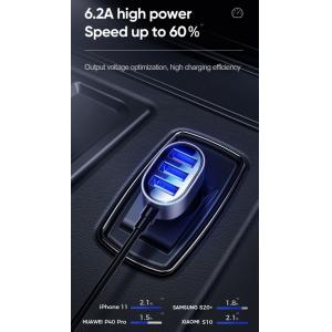 JOYROOM φορτιστής αυτοκινήτου JR-CL03, 5x USB, 6.2A, 1.5m, μαυρος | eLabstore.gr JOYROOM φορτιστής αυτοκινήτου JR-CL03, 5x USB, 6.2A, 1.5m, μαυρος | Αξεσουάρ κινητών | elabstore.gr