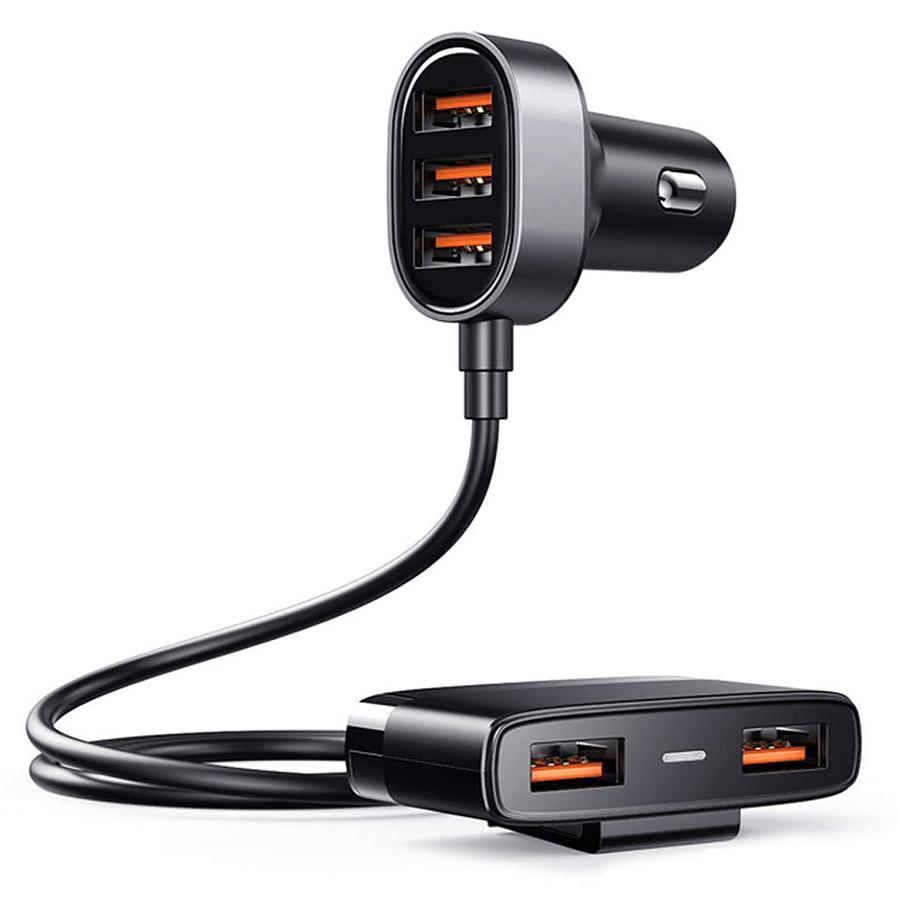 JOYROOM φορτιστής αυτοκινήτου JR-CL03, 5x USB, 6.2A, 1.5m, μαυρος | eLabstore.gr JOYROOM φορτιστής αυτοκινήτου JR-CL03, 5x USB, 6.2A, 1.5m, μαυρος | Αξεσουάρ κινητών | elabstore.gr