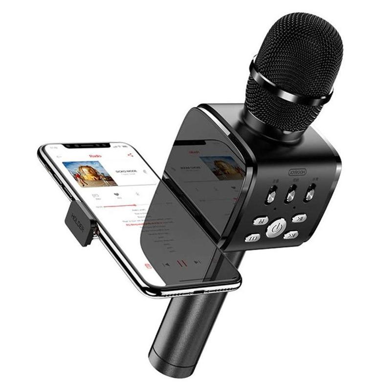 JOYROOM ασύρματο μικρόφωνο με βάση για smartphone JR-MC3, μαύρο | eLabstore.gr JOYROOM ασύρματο μικρόφωνο με βάση για smartphone JR-MC3, μαύρο | Εικόνα & Ήχος | elabstore.gr