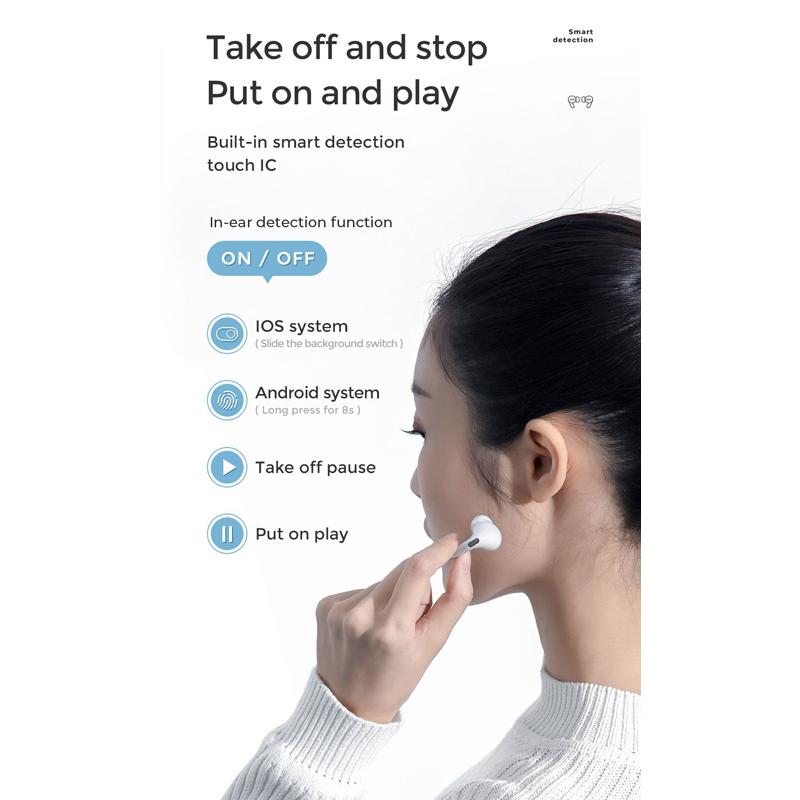 JOYROOM earphones με θήκη φόρτισης JR-T03S-PRO, true wireless, λευκά | eLabstore.gr JOYROOM earphones με θήκη φόρτισης JR-T03S-PRO, true wireless, λευκά | Αξεσουάρ κινητών | elabstore.gr