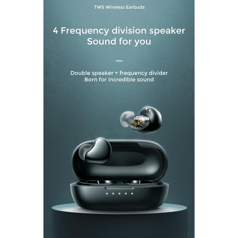 JOYROOM earphones με θήκη φόρτισης JR-TL7, true wireless, μαύρα | eLabstore.gr JOYROOM earphones με θήκη φόρτισης JR-TL7, true wireless, μαύρα | Αξεσουάρ κινητών | elabstore.gr