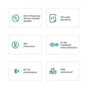 JOYROOM earphones με θήκη φόρτισης JR-TL7, true wireless, μαύρα | eLabstore.gr JOYROOM earphones με θήκη φόρτισης JR-TL7, true wireless, μαύρα | Αξεσουάρ κινητών | elabstore.gr