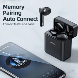 JOYROOM earphones με θήκη φόρτισης JR-TL8, true wireless, μαύρα | eLabstore.gr JOYROOM earphones με θήκη φόρτισης JR-TL8, true wireless, μαύρα | Αξεσουάρ κινητών | elabstore.gr