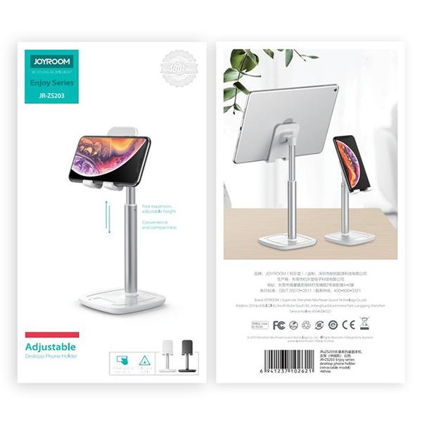 JOYROOM βάση smartphone JR-ZS203, ρυθμιζόμενη, μεταλλική, μαύρη | eLabstore.gr JOYROOM βάση smartphone JR-ZS203, ρυθμιζόμενη, μεταλλική, μαύρη - Image 6