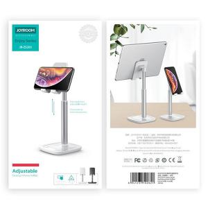 JOYROOM βάση smartphone JR-ZS203, ρυθμιζόμενη, μεταλλική, λευκή | eLabstore.gr
