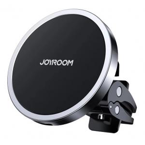 JOYROOM ασύρματος φορτιστής και βάση αυτοκινήτου JR-ZS240, 15W, μαύρος | Αξεσουάρ κινητών | elabstore.gr