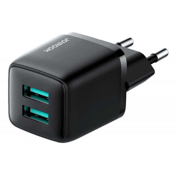 JOYROOM φορτιστής τοίχου L-2A121, 2x USB, 2.4A, μαύρος | eLabstore.gr JOYROOM φορτιστής τοίχου L-2A121, 2x USB, 2.4A, μαύρος | Αξεσουάρ κινητών | elabstore.gr