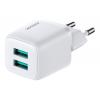 JOYROOM φορτιστής τοίχου L-2A121, 2x USB, 2.4A, λευκός | eLabstore.gr JOYROOM φορτιστής τοίχου L-2A121, 2x USB, 2.4A, λευκός | Αξεσουάρ κινητών | elabstore.gr
