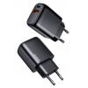JOYROOM φορτιστής τοίχου L-QP204, USB + Type-C, 3A, μαύρος | eLabstore.gr JOYROOM φορτιστής τοίχου L-QP204, USB + Type-C, 3A, μαύρος | Αξεσουάρ κινητών | elabstore.gr