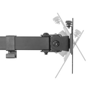 BRATECK βάση γραφείου LDT12-C1M2KN, για οθόνη 13"-32", 8kg, θέση laptop | Αναλώσιμα - Είδη Γραφείου | elabstore.gr