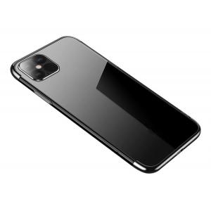 POWERTECH θήκη Clear color MOB-1594, iPhone 12/12 Pro, μαύρη | Αξεσουάρ κινητών | elabstore.gr