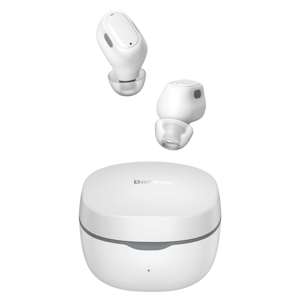 BASEUS earphones ENCOK WM01, true wireless, με θήκη φόρτισης, λευκά | eLabstore.gr BASEUS earphones ENCOK WM01, true wireless, με θήκη φόρτισης, λευκά | Αξεσουάρ κινητών | elabstore.gr
