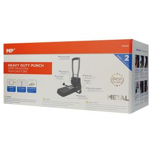 MP διακορευτής PA650, 150 φύλλων, 33x15cm, 2 τρύπες, A3, μαύρος | Αναλώσιμα - Είδη Γραφείου | elabstore.gr