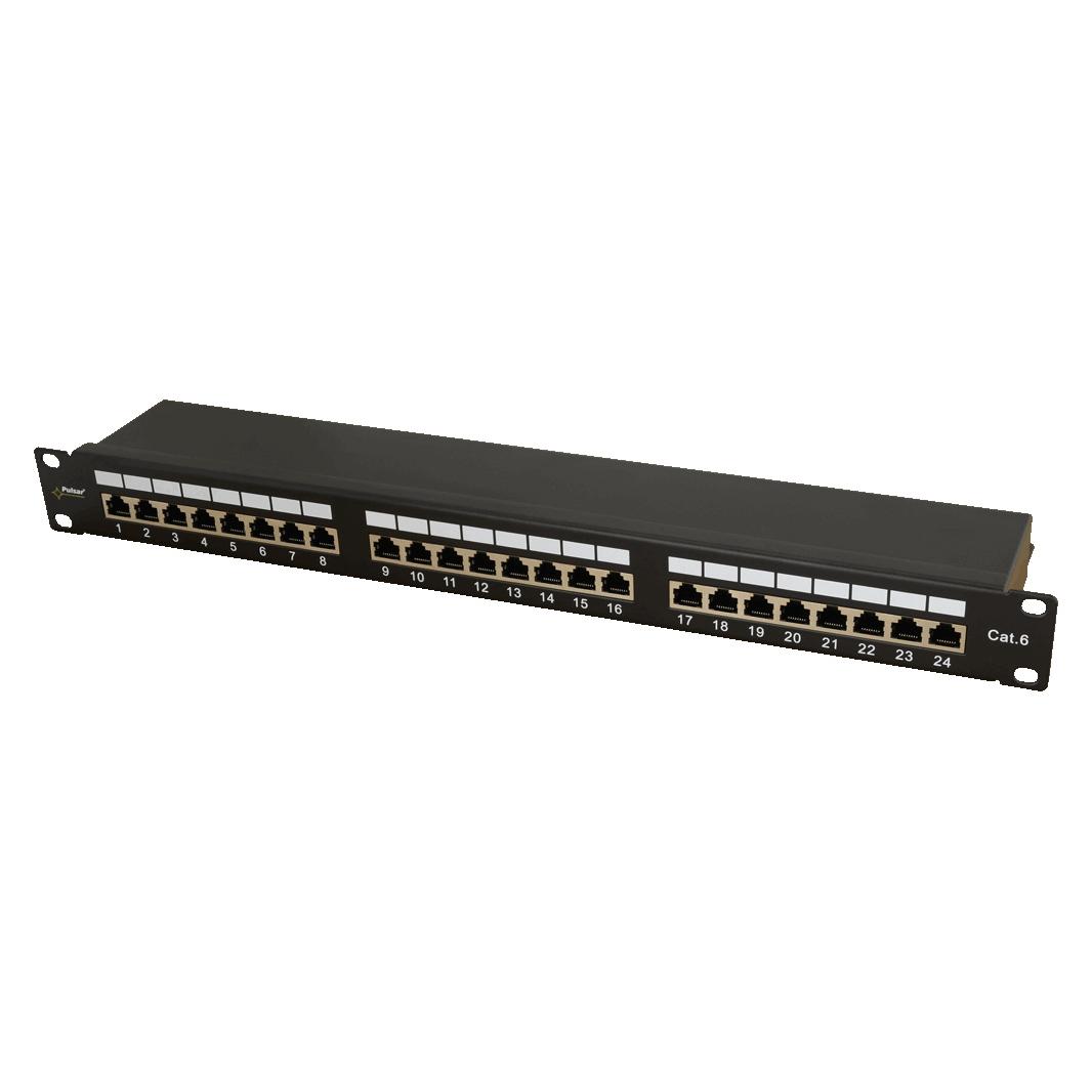PULSAR patch panel για rack RP-F24V6, 24-port, FTP Cat 6, 1U | eLabstore.gr PULSAR patch panel για rack RP-F24V6, 24-port, FTP Cat 6, 1U | Εξοπλισμός IT | elabstore.gr
