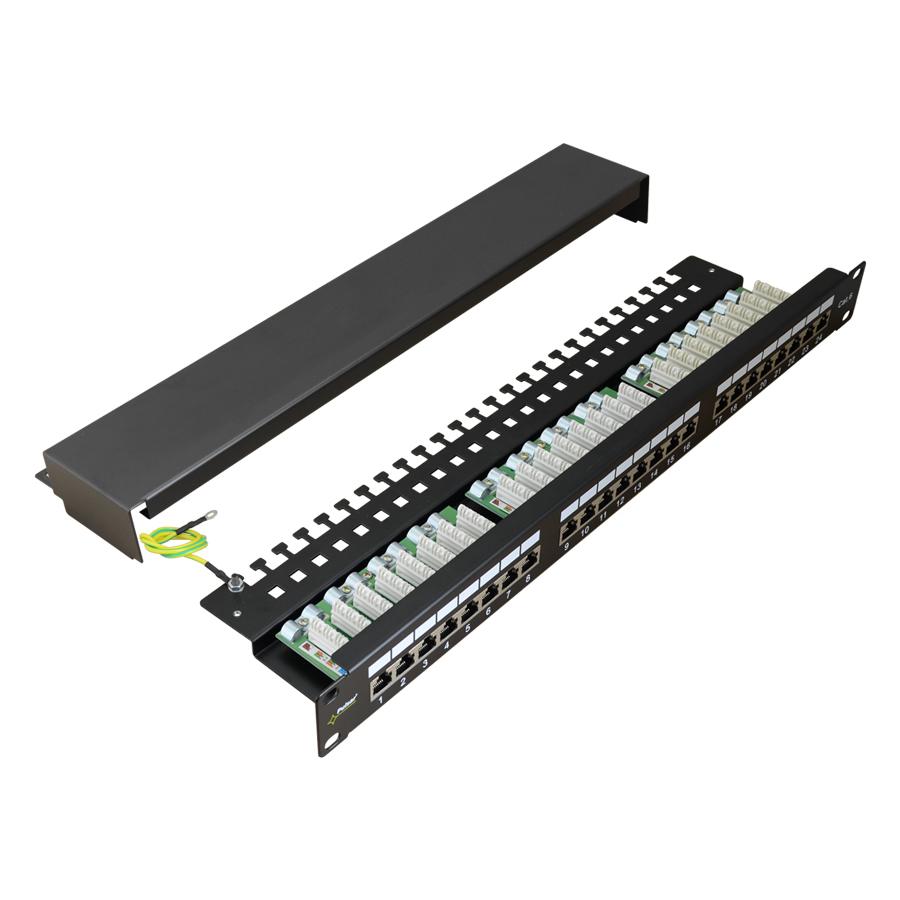 PULSAR patch panel για rack RP-F24V6, 24-port, FTP Cat 6, 1U | eLabstore.gr PULSAR patch panel για rack RP-F24V6, 24-port, FTP Cat 6, 1U | Εξοπλισμός IT | elabstore.gr