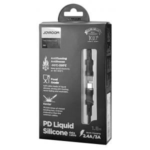 JOYROOM καλώδιο USB Type-C S-1830N9, 3A, PD, 1.8m, μαύρο | eLabstore.gr JOYROOM καλώδιο USB Type-C S-1830N9, 3A, PD, 1.8m, μαύρο | Αξεσουάρ κινητών | elabstore.gr