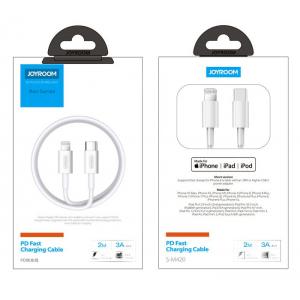 JOYROOM καλώδιο USB Type-C σε Lightning S-M421, 3A, PD, 2m, λευκό | eLabstore.gr JOYROOM καλώδιο USB Type-C σε Lightning S-M421, 3A, PD, 2m, λευκό | Αξεσουάρ κινητών | elabstore.gr
