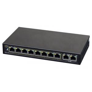 PULSAR PoE Ethernet Switch S108-90W, 10x ports 10/100Mb/s | Κλειστό Κύκλωμα CCTV | elabstore.gr
