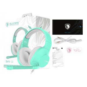 SADES Gaming Headset Spirits SA-721, multiplatform, 3.5mm, κυανό | Συνοδευτικά PC | elabstore.gr