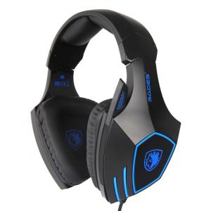 SADES gaming headset SA-819, 3.5mm, 50mm, μαύρο | Συνοδευτικά PC | elabstore.gr