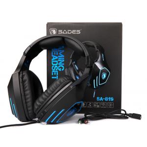 SADES gaming headset SA-819, 3.5mm, 50mm, μαύρο | Συνοδευτικά PC | elabstore.gr