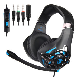 SADES gaming headset SA-822, 3.5mm, 50mm, μαύρο | Συνοδευτικά PC | elabstore.gr