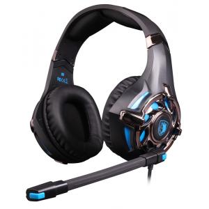 SADES gaming headset SA-822, 3.5mm, 50mm, μαύρο | Συνοδευτικά PC | elabstore.gr