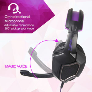 SADES gaming headset SA-920, 3.5mm, 40mm, μαύρο | Συνοδευτικά PC | elabstore.gr