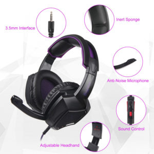 SADES gaming headset SA-920, 3.5mm, 40mm, μαύρο | Συνοδευτικά PC | elabstore.gr