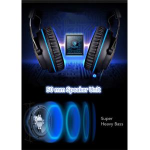 SADES gaming headset SA-R12PRO, USB, 50mm, 7.1CH, LED, μαύρο | Συνοδευτικά PC | elabstore.gr