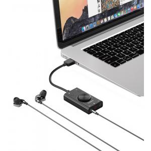 ORICO USB κάρτα ήχου SC2, USB 2.0, 3x 3.5mm, volume control, μαύρο | PC & Αναβάθμιση | elabstore.gr