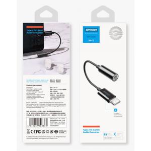 JOYROOM καλώδιο USB Type-C σε 3.5mm SH-C1, 0.12m, μαύρο | Αξεσουάρ κινητών | elabstore.gr