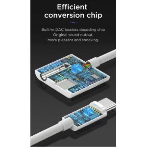 JOYROOM καλώδιο USB Type-C σε Type-C & 3.5mm SH-C1, 3A, 0.12m, λευκό | Αξεσουάρ κινητών | elabstore.gr