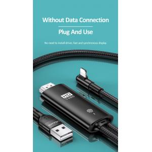 USAMS καλώδιο Lightning σε HDMI U53, με USB τροφοδοσία, 2m, μαύρο | eLabstore.gr USAMS καλώδιο Lightning σε HDMI U53, με USB τροφοδοσία, 2m, μαύρο | Αξεσουάρ κινητών | elabstore.gr