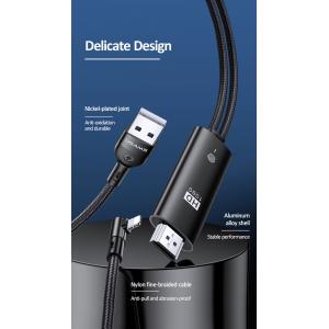 USAMS καλώδιο Lightning σε HDMI U53, με USB τροφοδοσία, 2m, μαύρο | eLabstore.gr USAMS καλώδιο Lightning σε HDMI U53, με USB τροφοδοσία, 2m, μαύρο | Αξεσουάρ κινητών | elabstore.gr