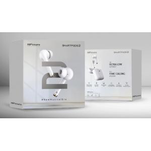 HIFUTURE earphones Smartpods 2 με θήκη φόρτισης, true wireless, λευκά | Αξεσουάρ κινητών | elabstore.gr