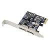 POWERTECH κάρτα επέκτασης PCIe σε 2x SATA ST51, ASM1061, low profile | PC & Αναβάθμιση | elabstore.gr