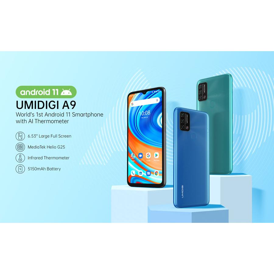 UMIDIGI Smartphone A9, 6.53" HD+, 3/64GB, 13MP, μπλε | eLabstore.gr UMIDIGI Smartphone A9, 6.53" HD+, 3/64GB, 13MP, μπλε | Mobile Συσκευές | elabstore.gr