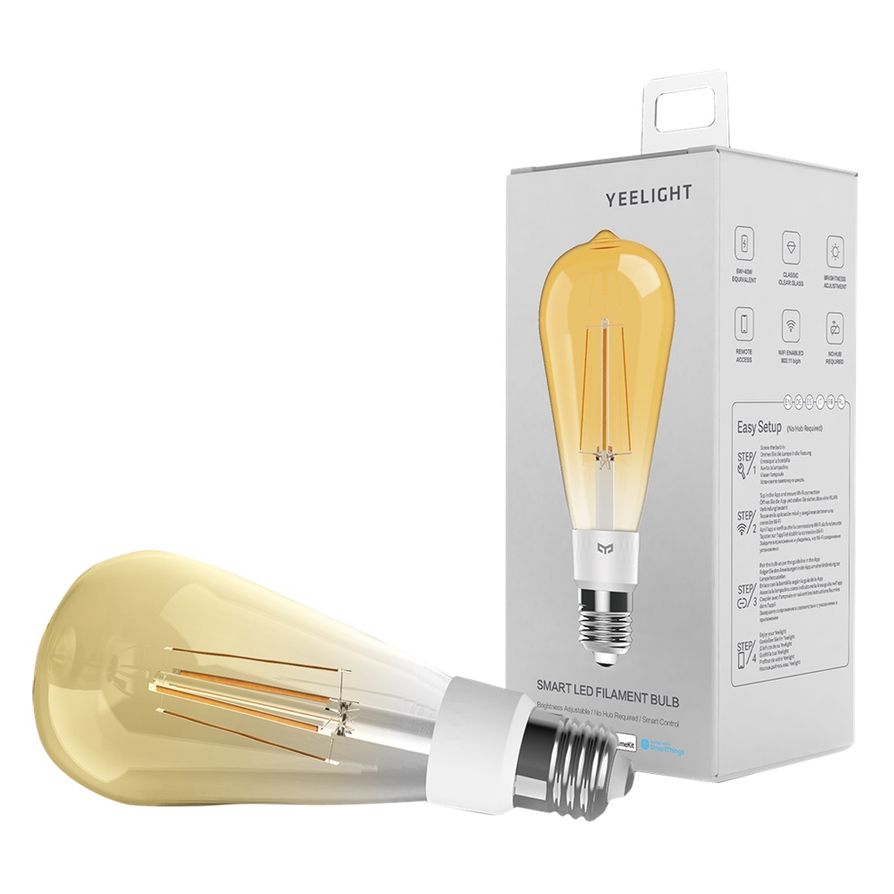 YEELIGHT smart λάμπα LED Filament YLDP23YL, 6W, E27, 500lm, 2000K | eLabstore.gr YEELIGHT smart λάμπα LED Filament YLDP23YL, 6W, E27, 500lm, 2000K | Φωτισμός | elabstore.gr